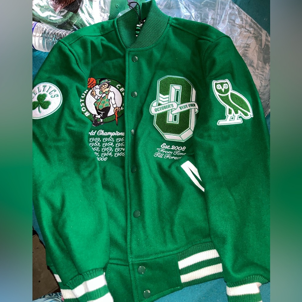 OVO Celtics jacket, Celtics jersey & hat 4 sale